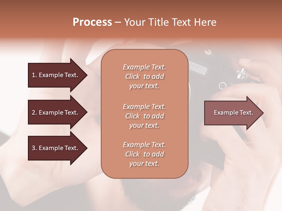 Journalist Looking Photography PowerPoint Template