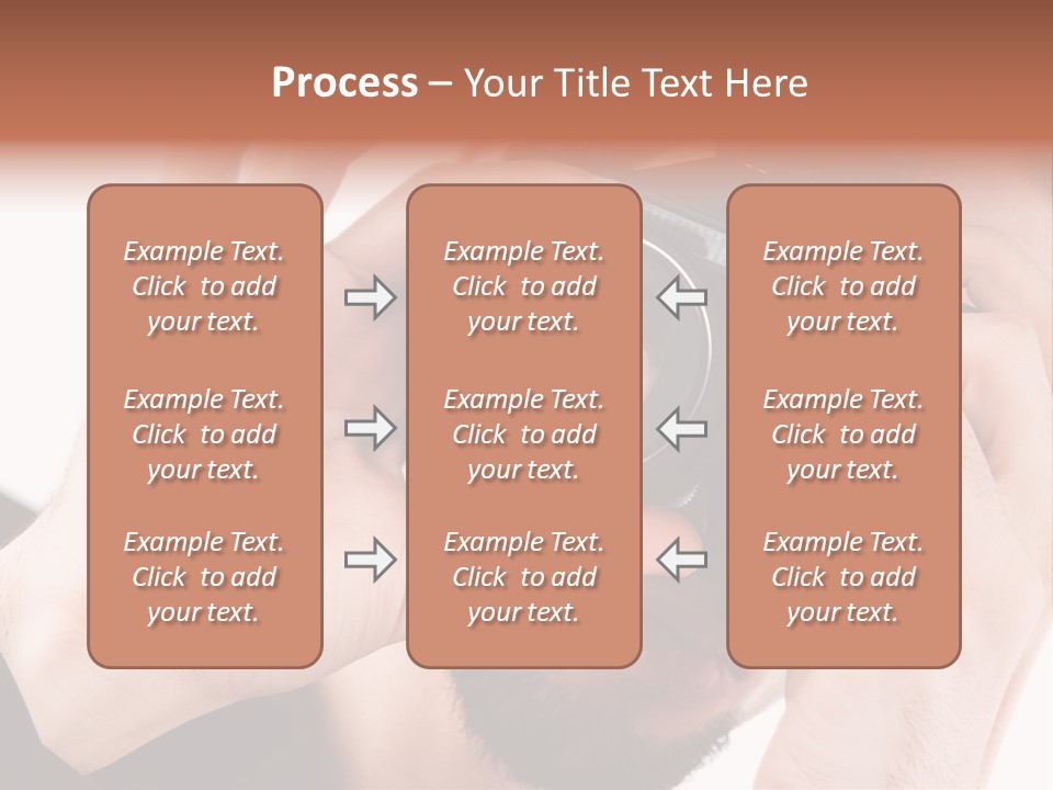 Journalist Looking Photography PowerPoint Template