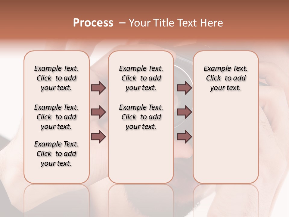 Journalist Looking Photography PowerPoint Template