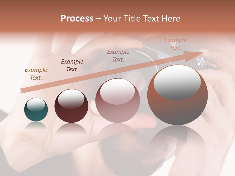Journalist Looking Photography PowerPoint Template