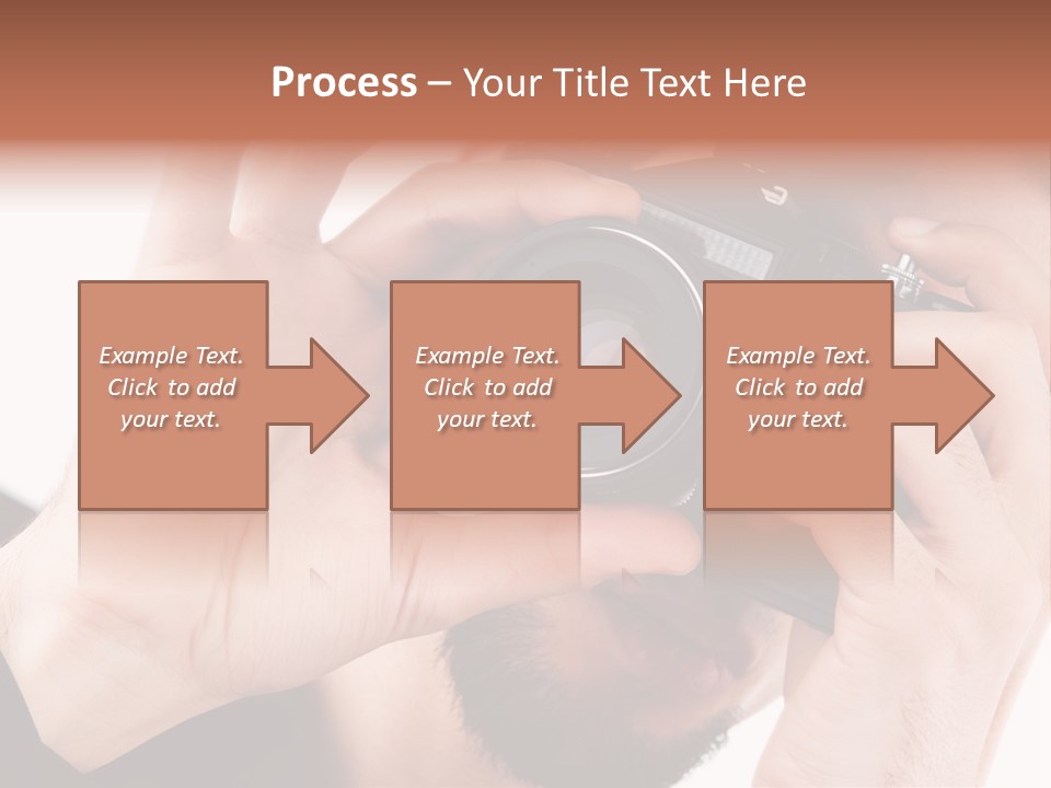 Journalist Looking Photography PowerPoint Template