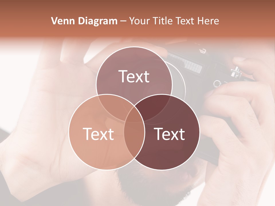 Journalist Looking Photography PowerPoint Template