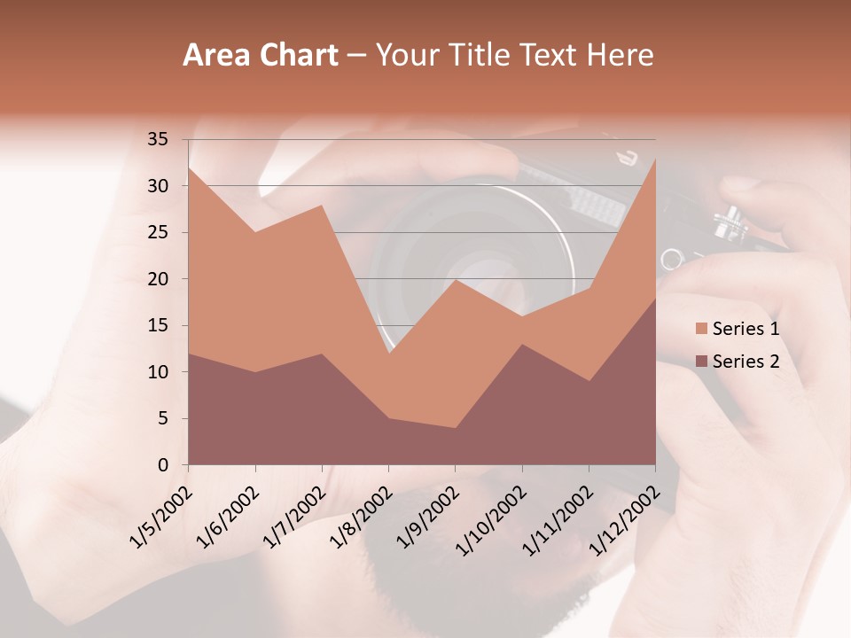 Journalist Looking Photography PowerPoint Template
