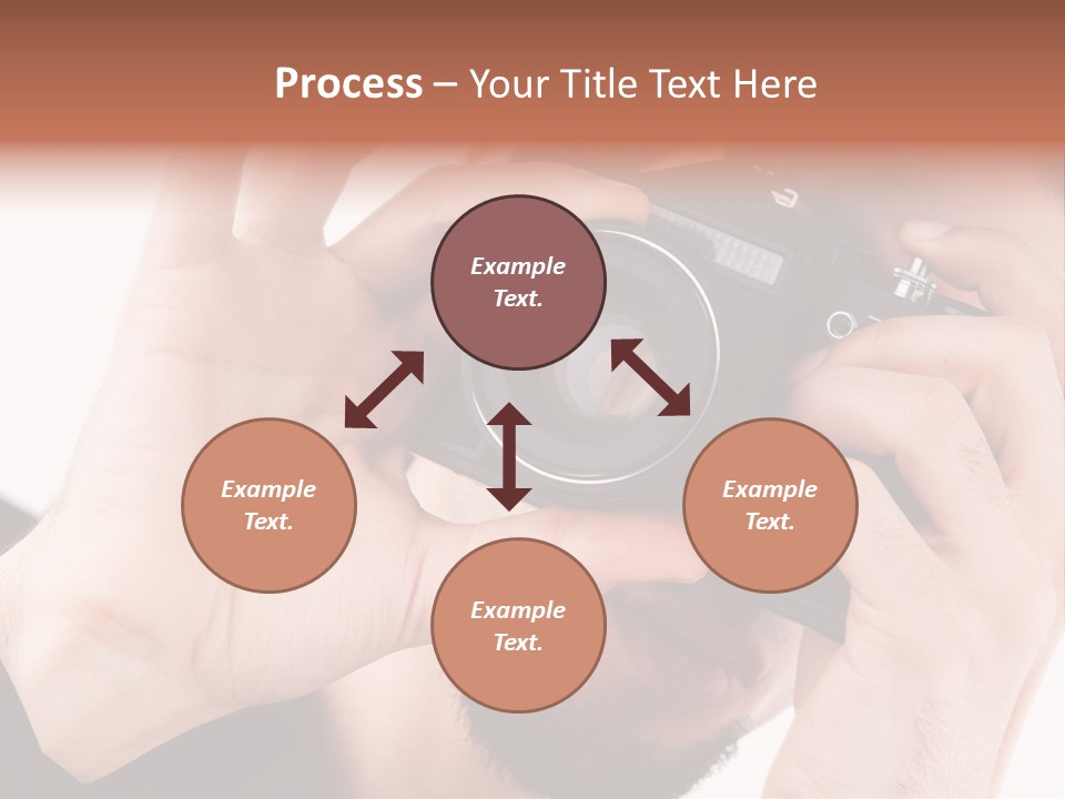 Journalist Looking Photography PowerPoint Template