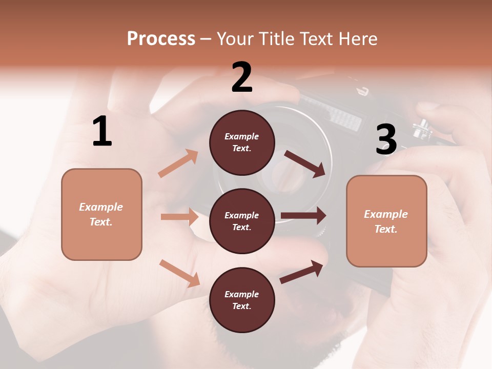 Journalist Looking Photography PowerPoint Template