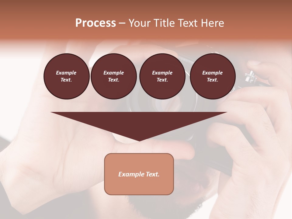 Journalist Looking Photography PowerPoint Template