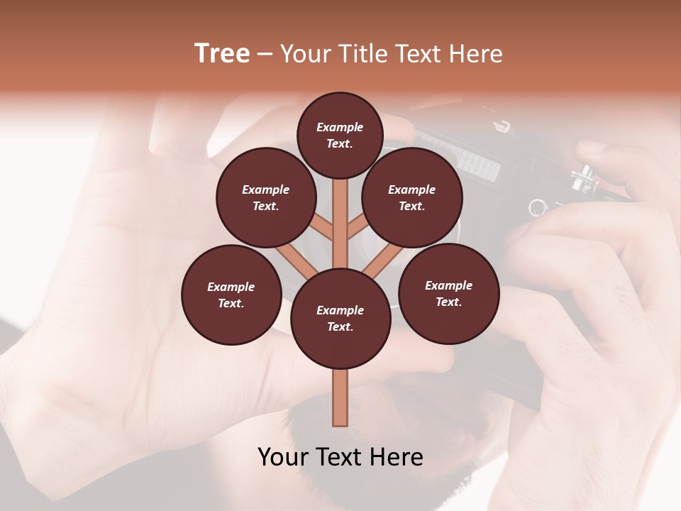 Journalist Looking Photography PowerPoint Template