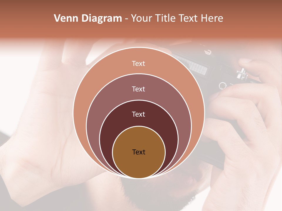 Journalist Looking Photography PowerPoint Template