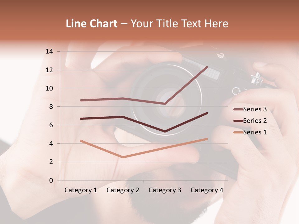 Journalist Looking Photography PowerPoint Template