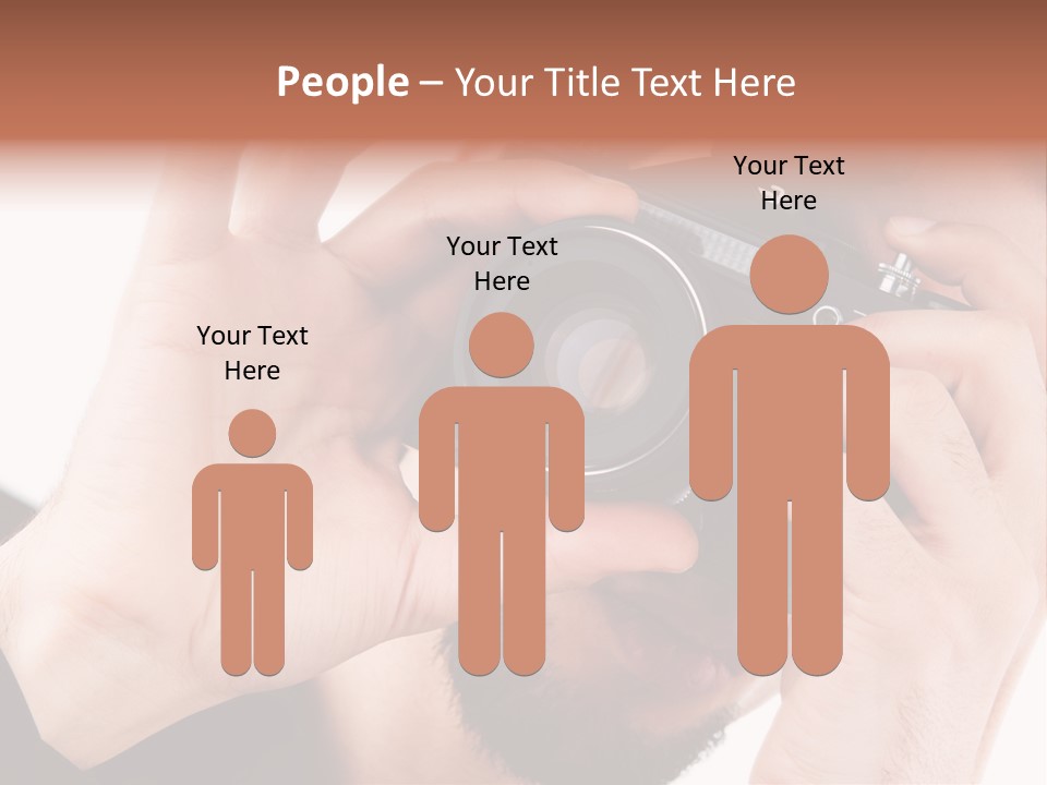 Journalist Looking Photography PowerPoint Template