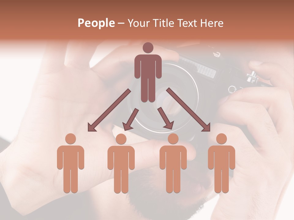 Journalist Looking Photography PowerPoint Template