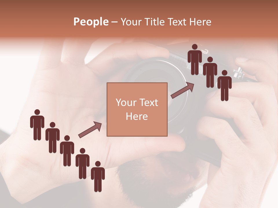 Journalist Looking Photography PowerPoint Template