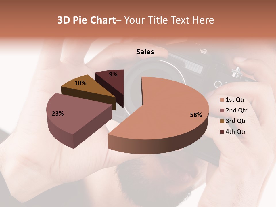 Journalist Looking Photography PowerPoint Template