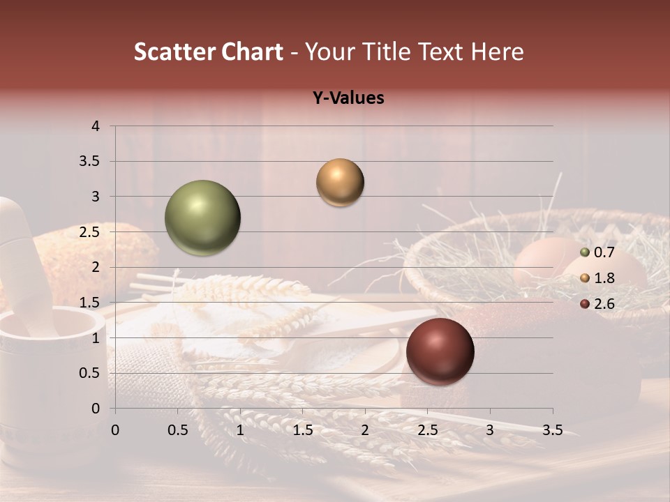 Table Wheat Round PowerPoint Template