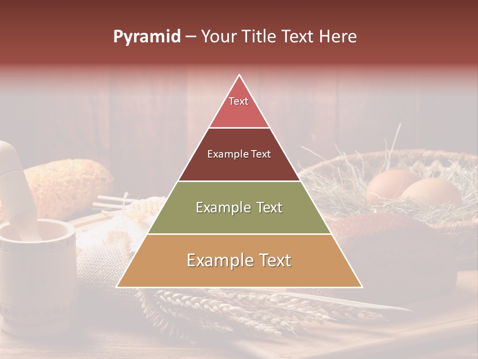 Table Wheat Round PowerPoint Template
