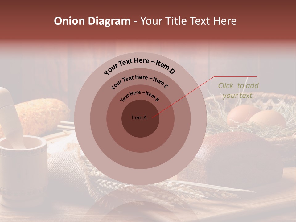 Table Wheat Round PowerPoint Template