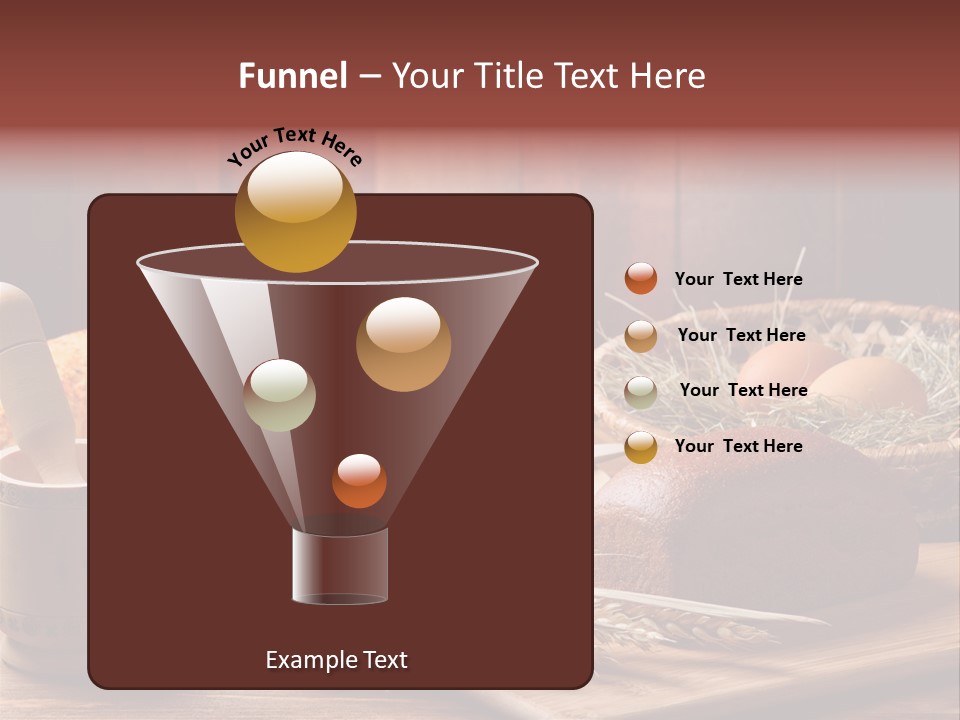 Table Wheat Round PowerPoint Template