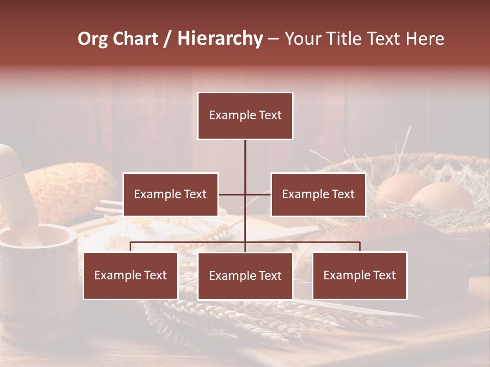 Table Wheat Round PowerPoint Template