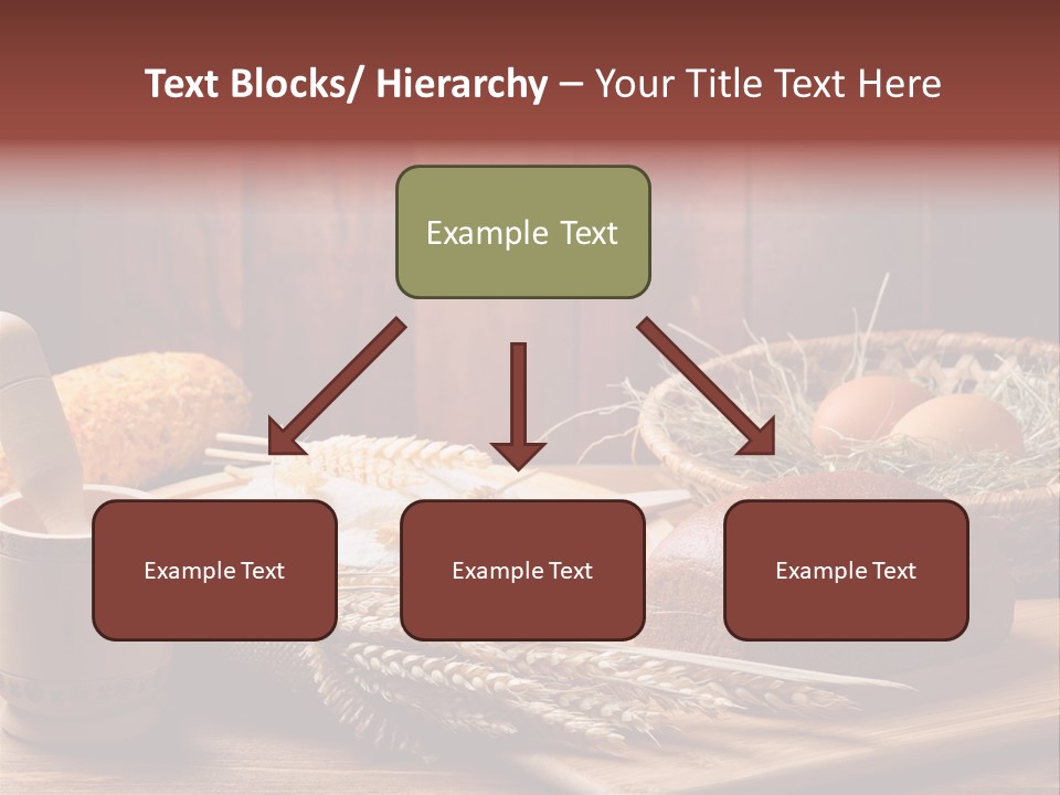 Table Wheat Round PowerPoint Template