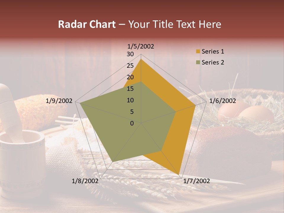 Table Wheat Round PowerPoint Template