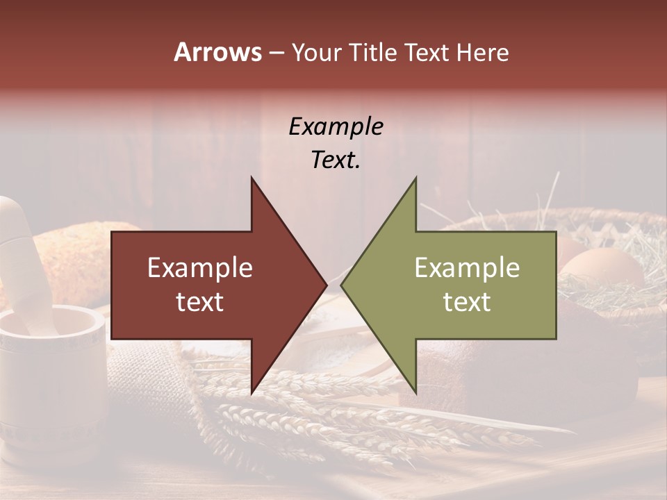 Table Wheat Round PowerPoint Template