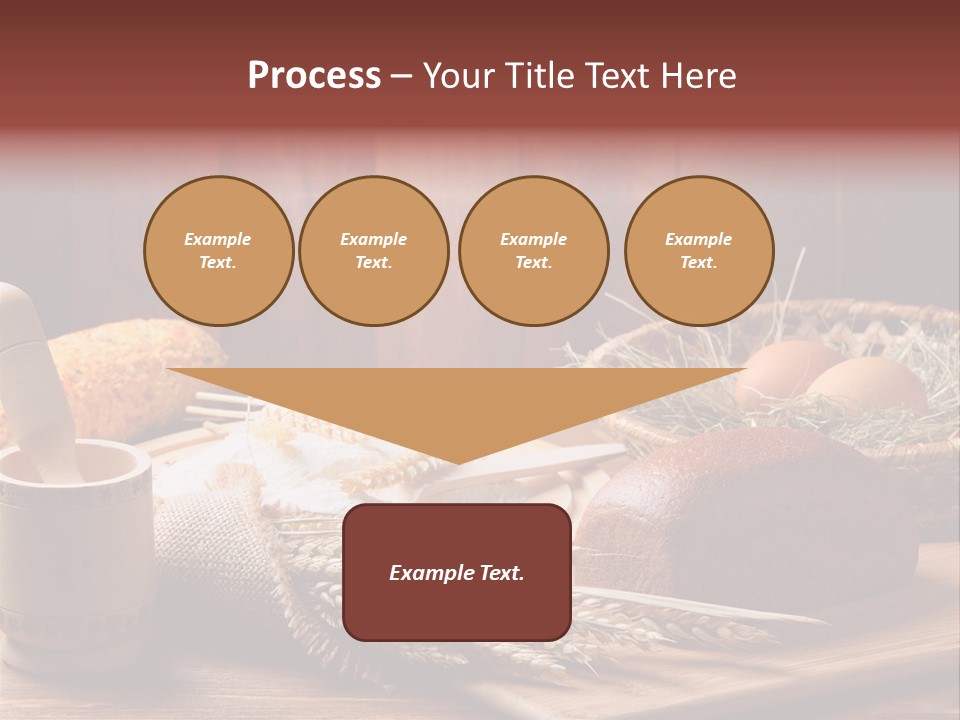 Table Wheat Round PowerPoint Template