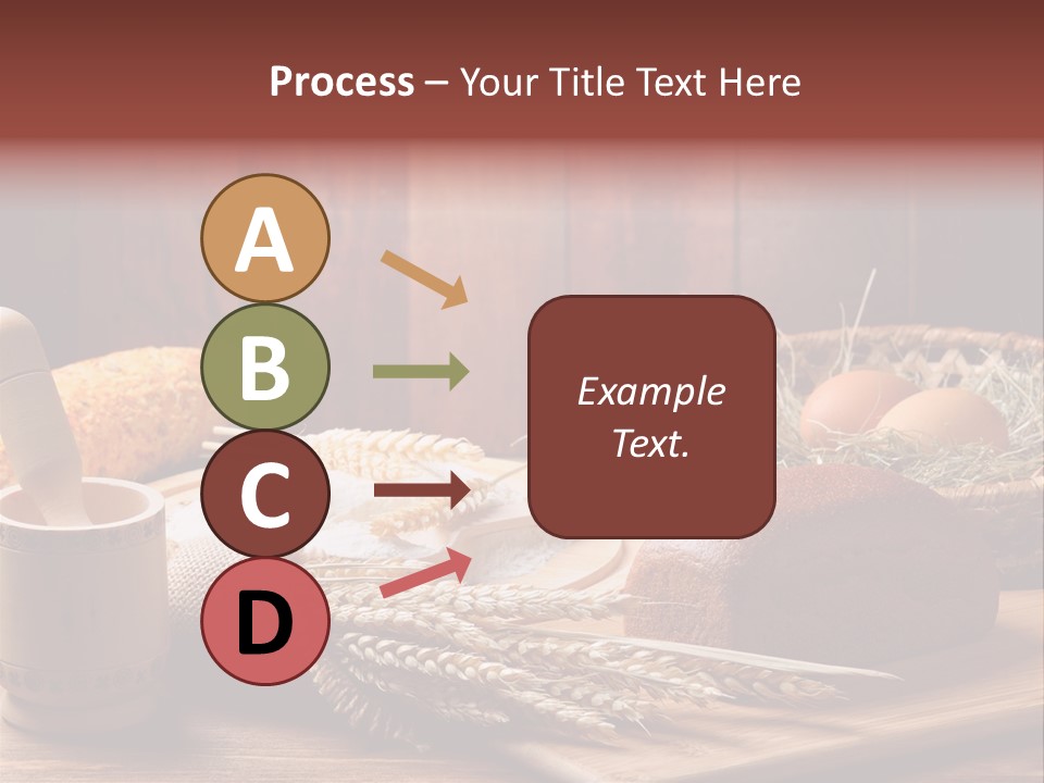 Table Wheat Round PowerPoint Template