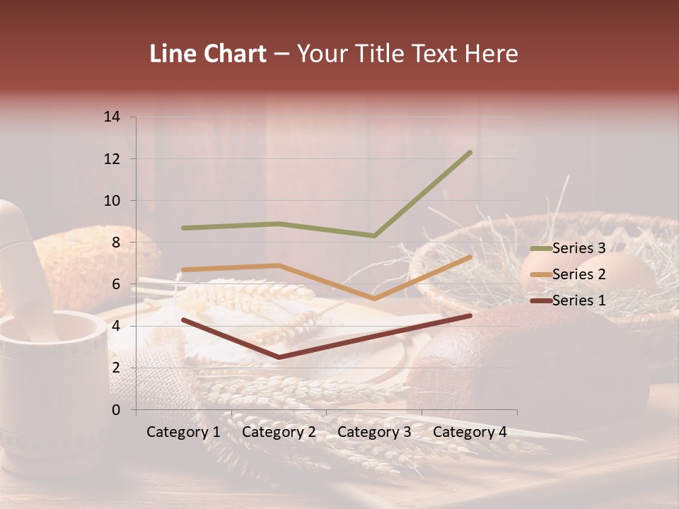 Table Wheat Round PowerPoint Template