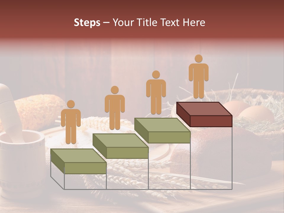 Table Wheat Round PowerPoint Template