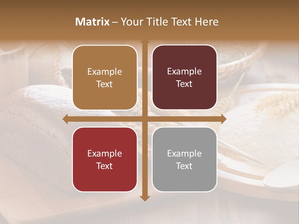 Black Wooden Piece PowerPoint Template