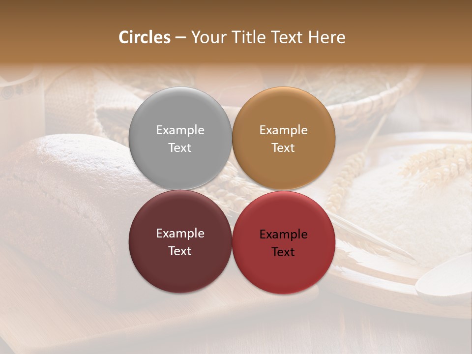 Black Wooden Piece PowerPoint Template