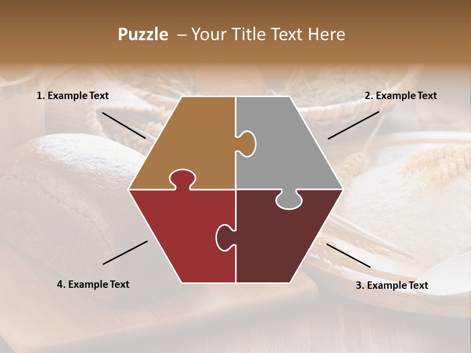 Black Wooden Piece PowerPoint Template