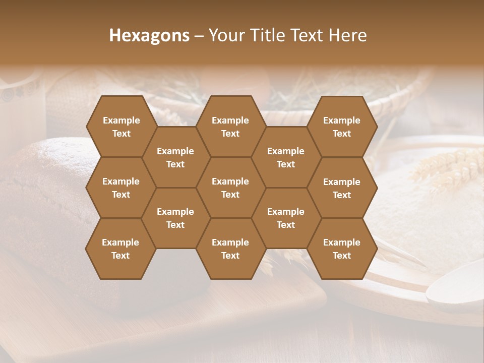 Black Wooden Piece PowerPoint Template