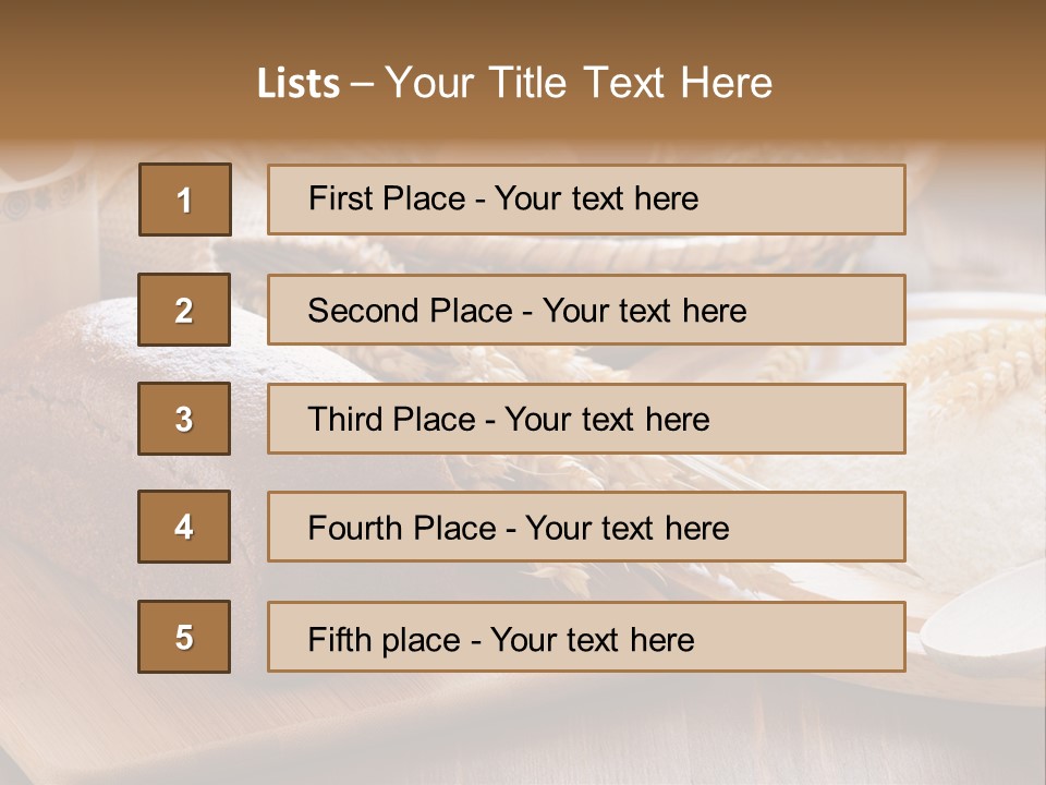 Black Wooden Piece PowerPoint Template
