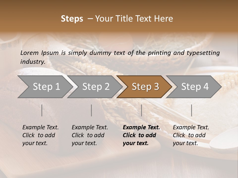 Black Wooden Piece PowerPoint Template