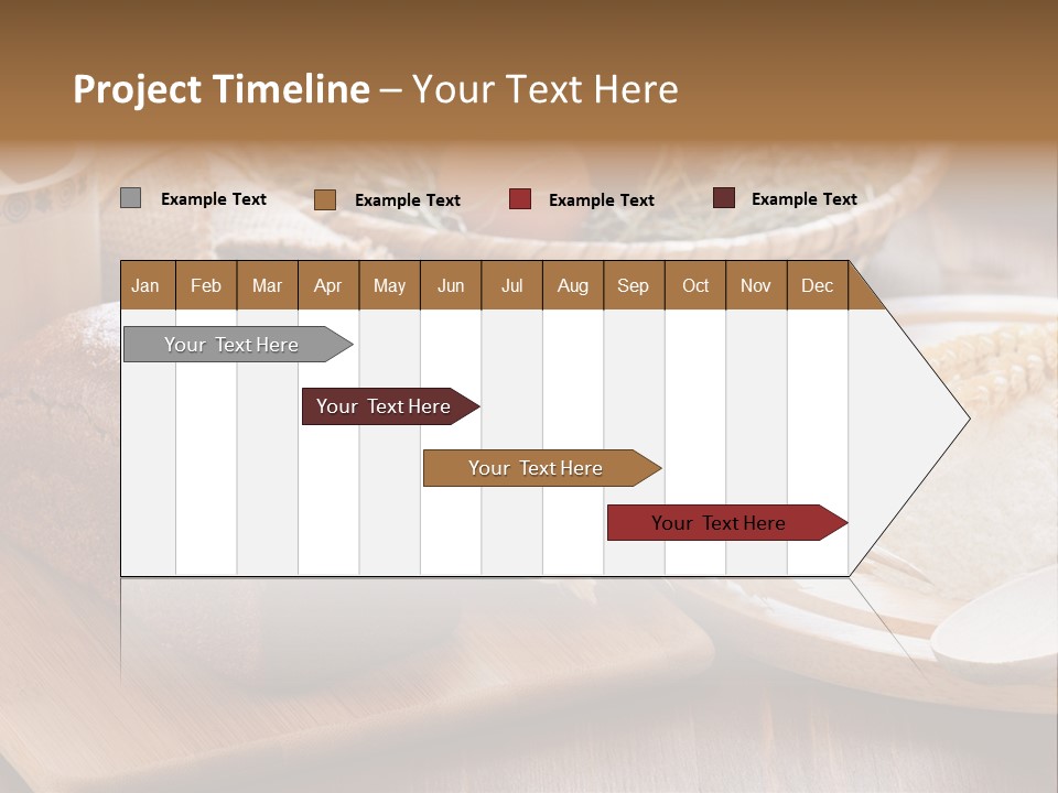 Black Wooden Piece PowerPoint Template