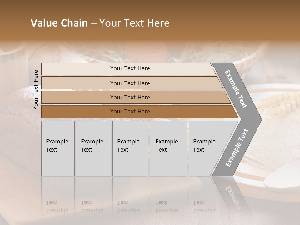 Black Wooden Piece PowerPoint Template