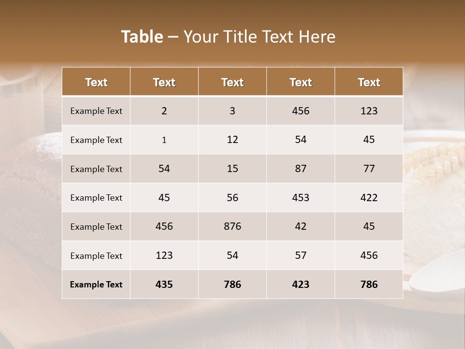 Black Wooden Piece PowerPoint Template