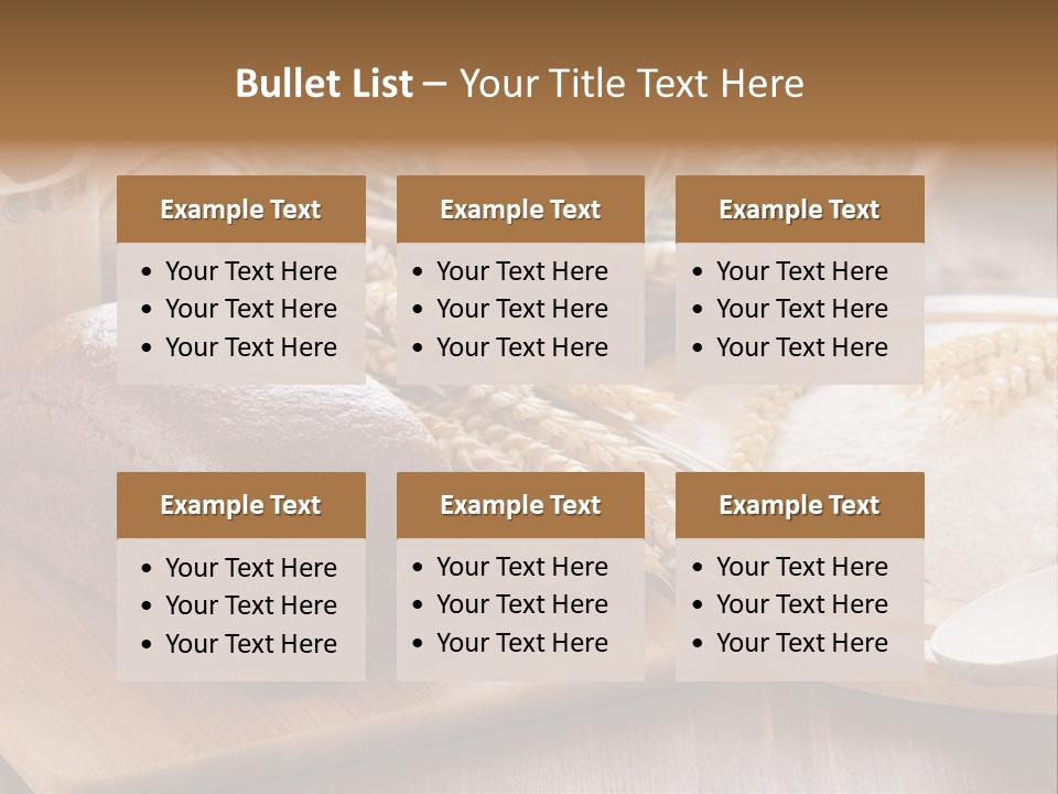 Black Wooden Piece PowerPoint Template