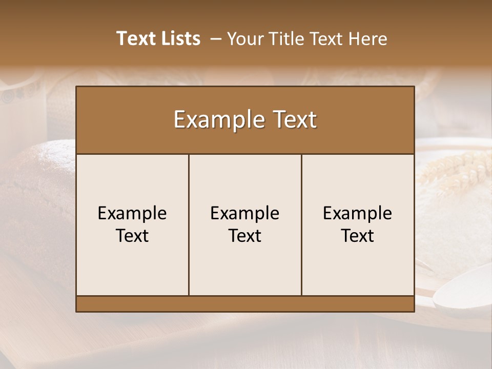 Black Wooden Piece PowerPoint Template