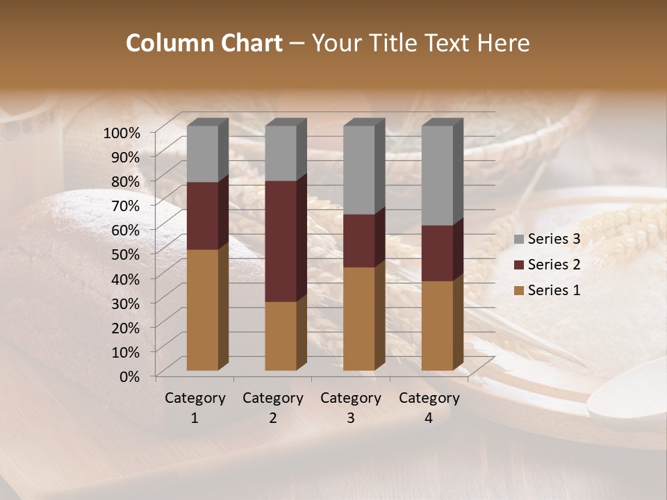 Black Wooden Piece PowerPoint Template