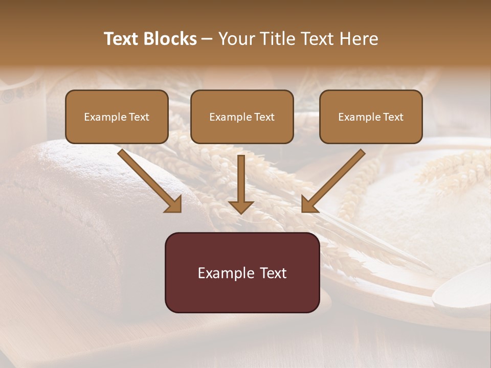 Black Wooden Piece PowerPoint Template