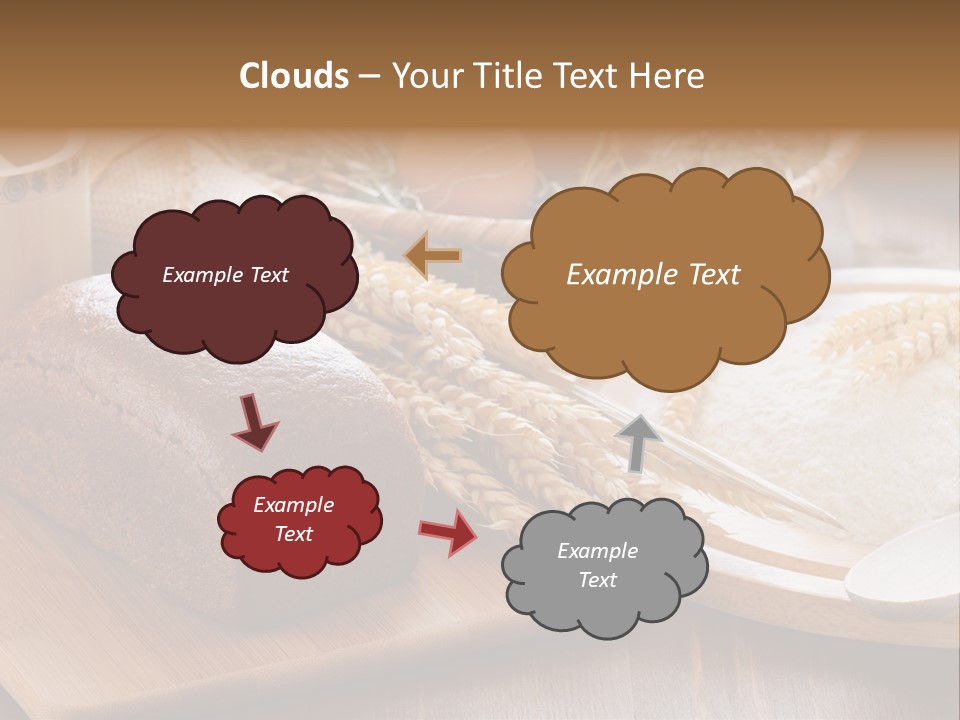 Black Wooden Piece PowerPoint Template