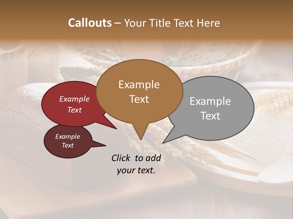 Black Wooden Piece PowerPoint Template