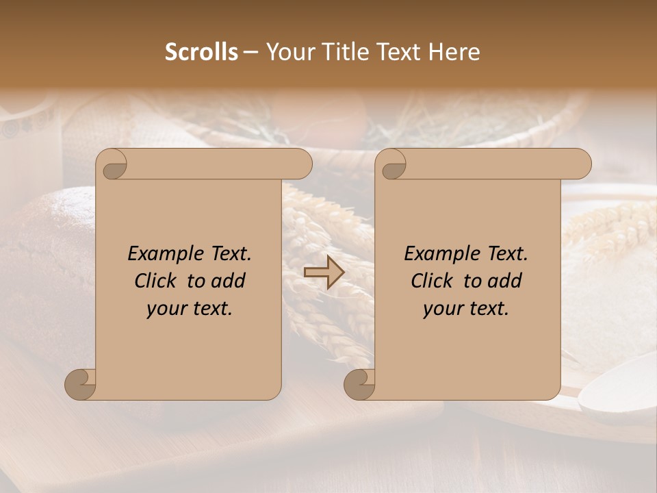 Black Wooden Piece PowerPoint Template