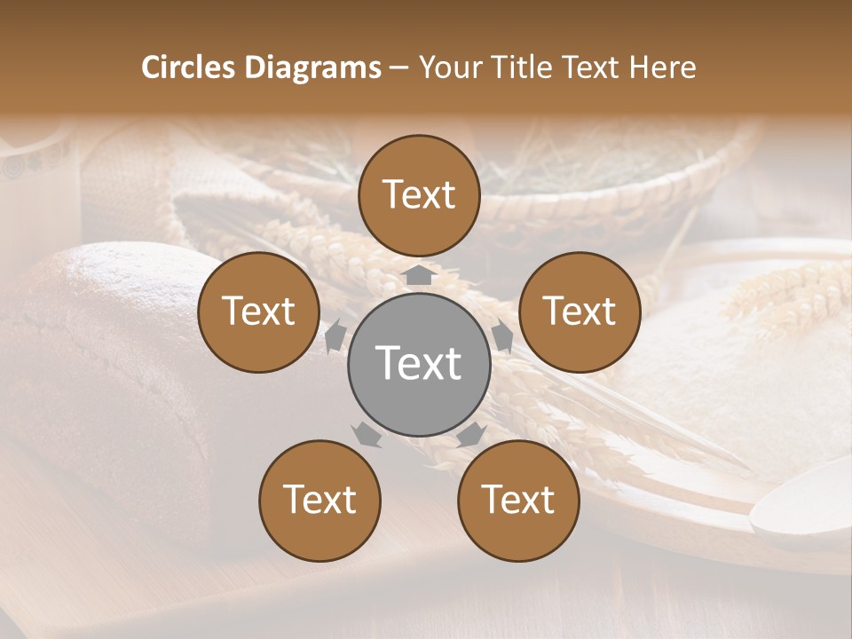 Black Wooden Piece PowerPoint Template