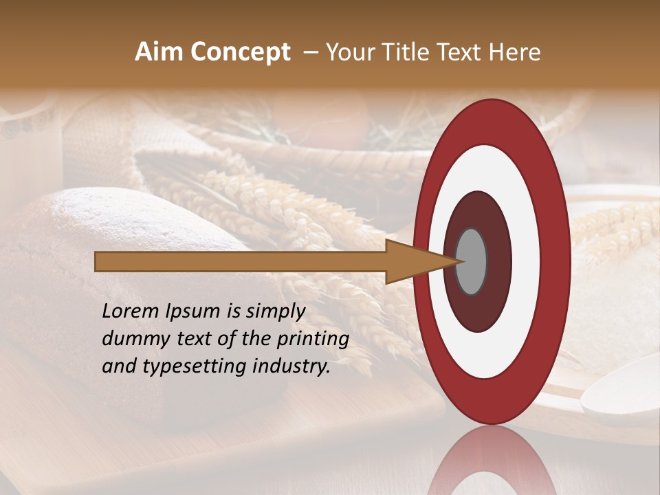 Black Wooden Piece PowerPoint Template