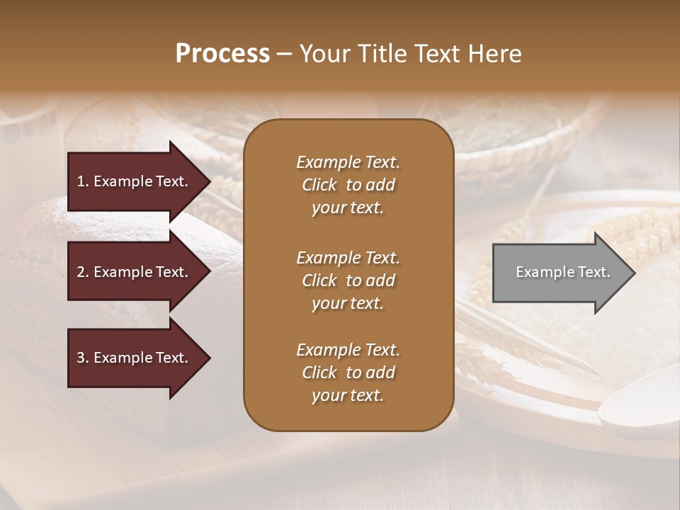 Black Wooden Piece PowerPoint Template