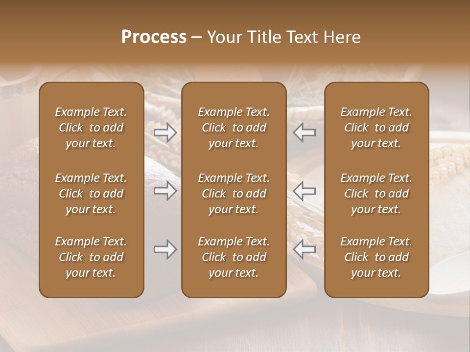 Black Wooden Piece PowerPoint Template