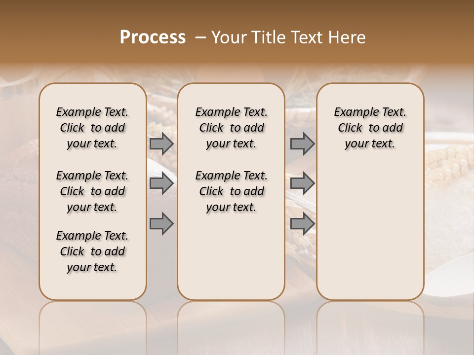 Black Wooden Piece PowerPoint Template
